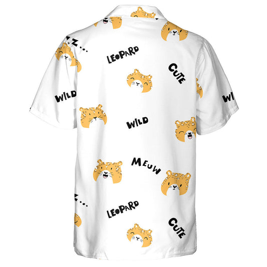 Faces Of A Leopard With Different Characters And Various Words Hawaiian Shirt, Hawaiian Shirt Gift, Christmas Gift