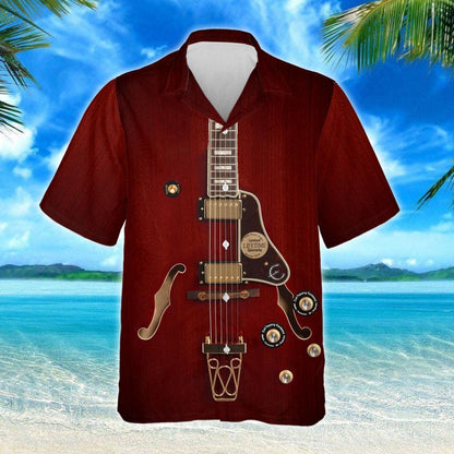 Electric Guitar Hawaiian Shirt_Hawaiian Shirt Gift, Christmas Gift