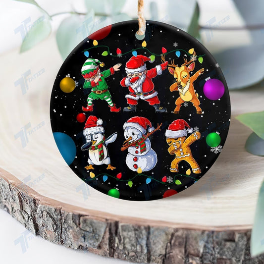 Christmas Dabbing Character Ornament, Christmas Shape Ornament, Happy Christmas Ornament, Christmas Gift, Christmas Decoration