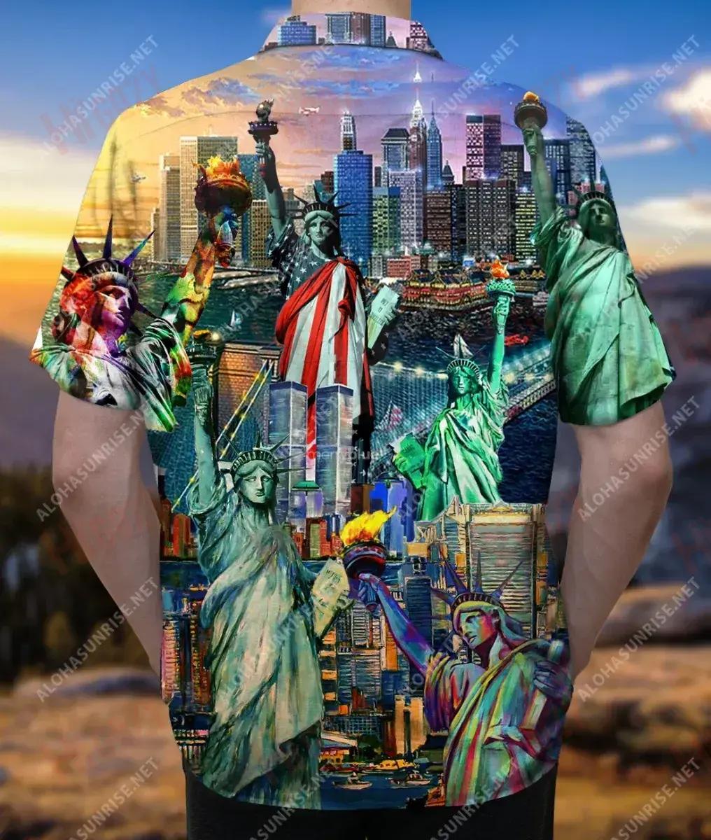 Where Liberty Is, There Is My Country Unisex Hawaiian Shirt Ocean Short Sleeve Vintage Hawaiian Shirts Funny Hawaiian Shirts Hawaiian Shirt Gift, Christmas Gift