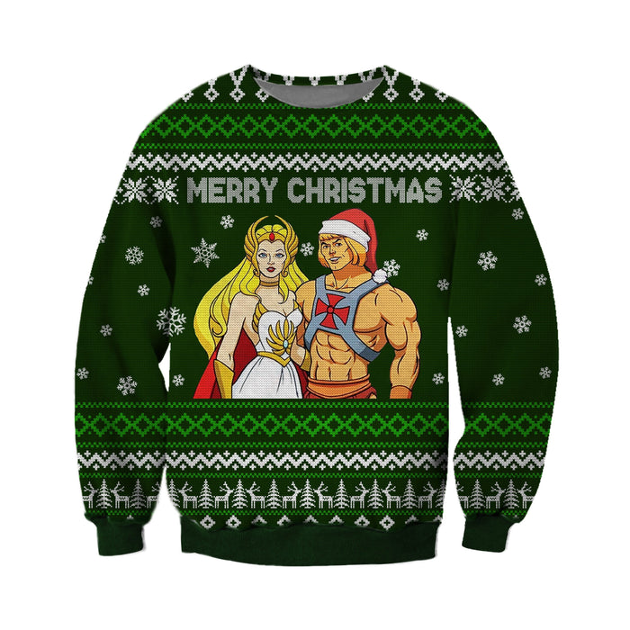 He-Man She-Ra Knitting Pattern 3D Print Ugly Christmas Sweater Hoodie All Over Printed, Christmas Ugly Sweater,Christmas Gift,Gift Christmas 2022