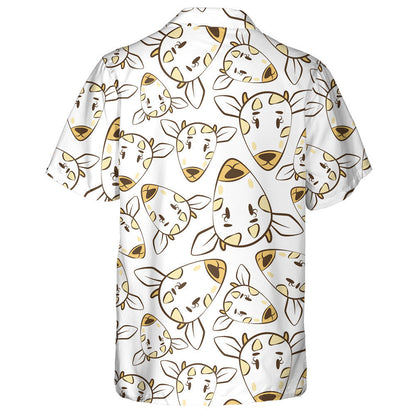 Cool Bright Yellow Muzzles Of Cow Or Goat Hawaiian Shirt, Hawaiian Shirt Gift, Christmas Gift