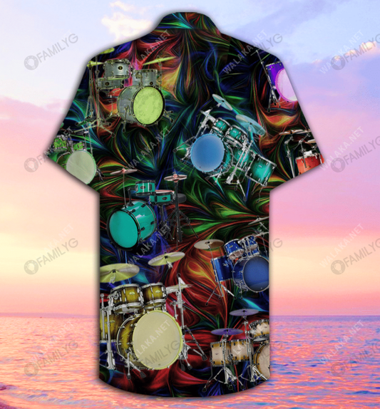 Amazing Drum Unisex Hawaiian Shirt, Hawaiian Shirt Gift, Christmas Gift