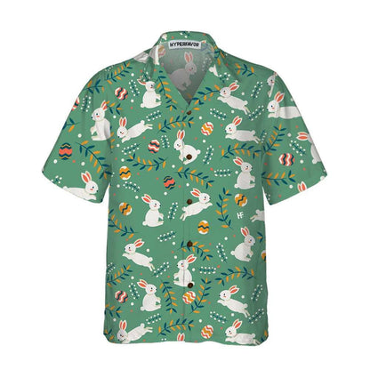 Easter Egg And Bunny Hawaiian Shirt,Hawaiian Shirt Gift, Christmas Gift