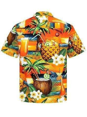Brilliant Summer With Tropical Juices Background Hawaiian Shirt, Hawaiian For Gift