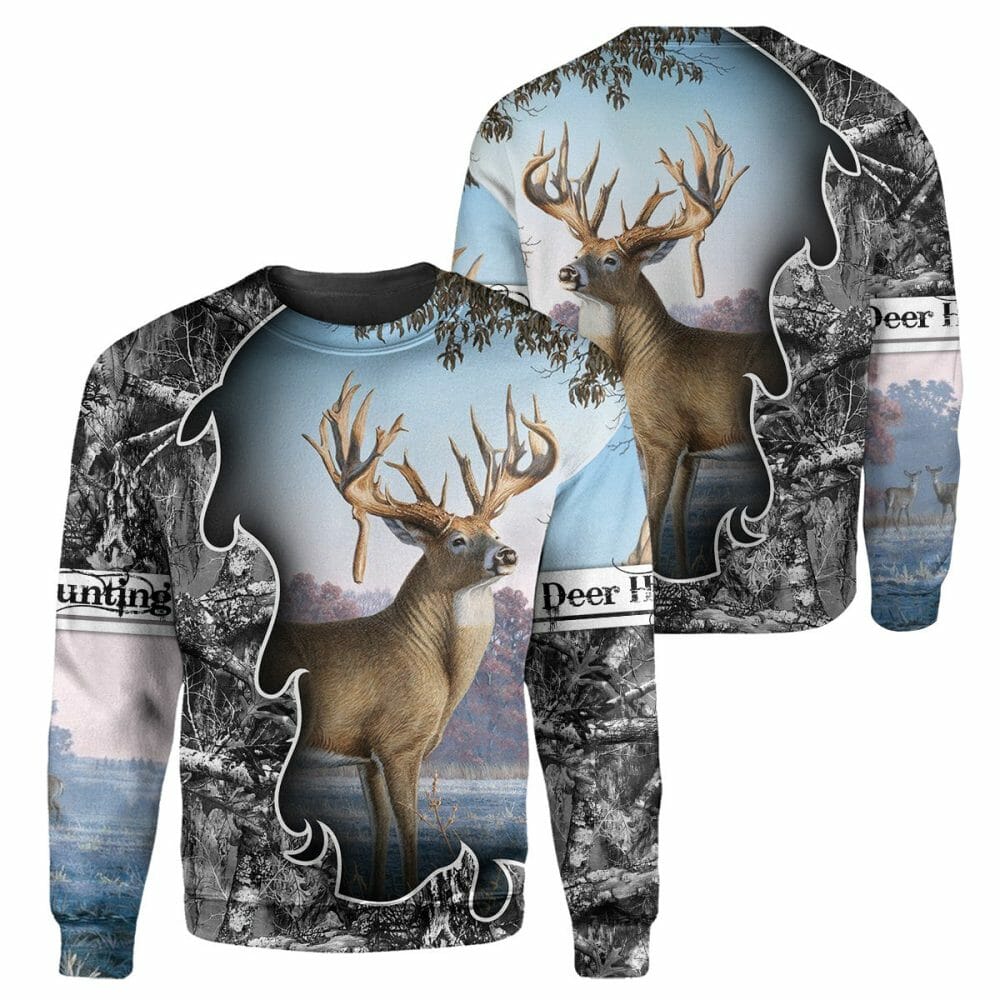Deer - 3D All Over Printed Shirt Tshirt Hoodie Apparel