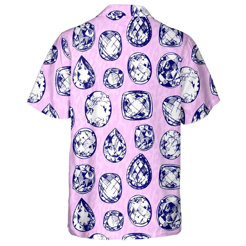 Wild African Precious Stones On The Leopard Skin Hawaiian Shirt, Hawaiian Shirt Gift, Christmas Gift