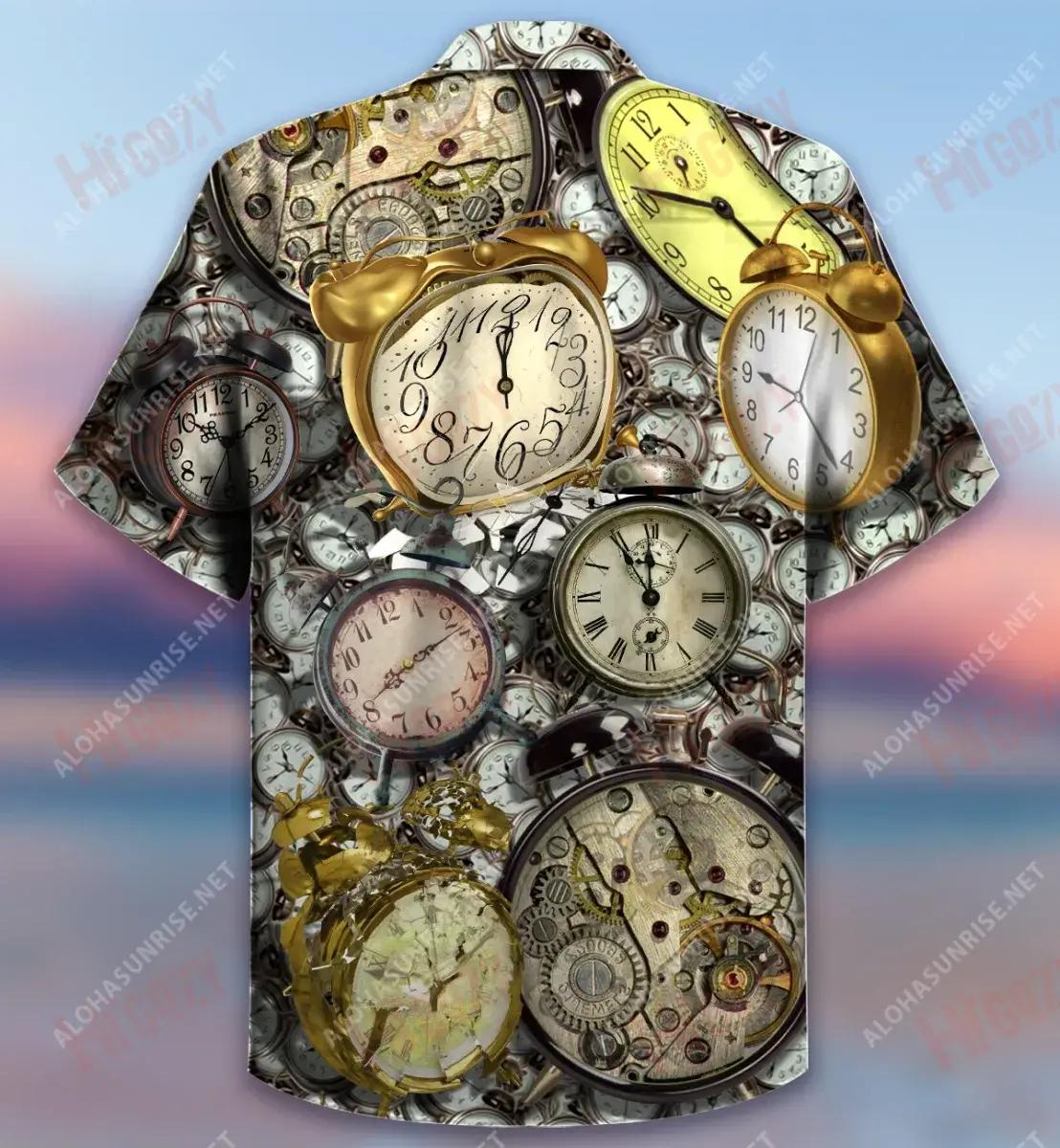 Good Morning! Ringing Alarm Clock Unisex Hawaiian Shirt Hobbies Short Sleeve Hawaiian Crazy Shirts Hawaiian Shirt Pattern, Hawaiian Shirt Gift, Christmas Gift