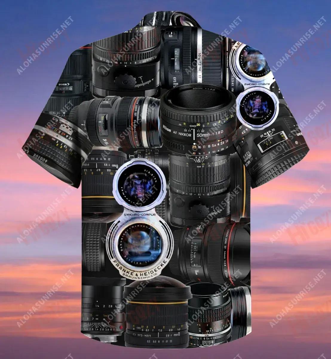 Once A Photographer Always A Photographer Unisex Hawaiian Shirt Summer Short Sleeve Vintage Hawaiian Shirts Funny Hawaiian Shirts, Hawaiian Shirt Gift, Christmas Gift