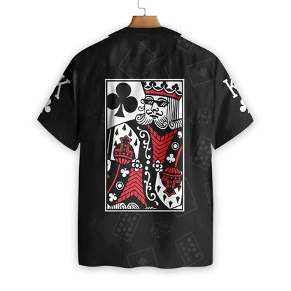 King Card On Black Design Hawaiian Shirt, Hawaiian Shirt Gift, Christmas Gift