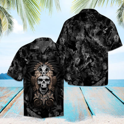 Gothic Skull Day Of The Death Hawaiian Shirt,Hawaiian Shirt Gift, Christmas Gift