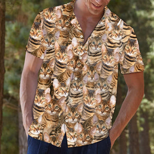 Toyger Awesome Cat Group Gift For Cat Lovers Hawaiian Shirt, Hawaiian Shirt Gift, Christmas Gift