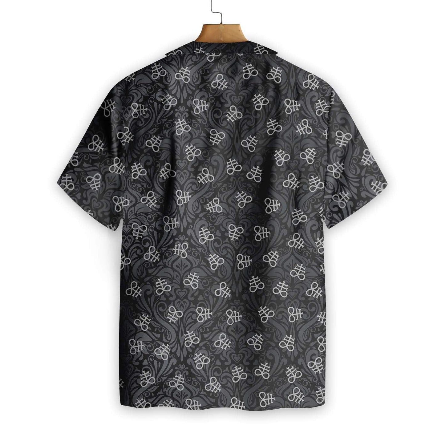 Cool Seamless Leviathan Cross Goth Design Hawaiian Shirt,Hawaiian Shirt Gift, Christmas Gift