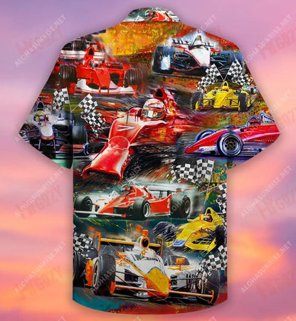 Life Is Better At The Race Unisex Hawaiian Shirt Ocean Short Sleeve Custom Hawaiian Shirts Hawaiian Shirts For Men, Hawaiian Shirt Gift, Christmas Gift