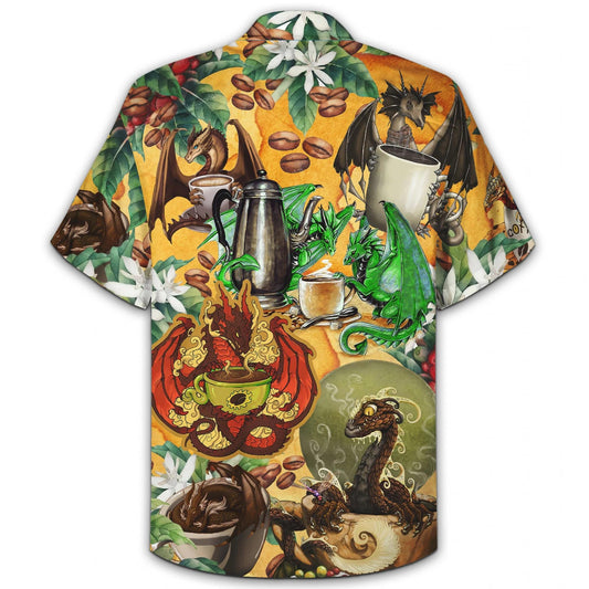 Tropical Plant Dragon Love Life Hawaiian Shirt,Hawaiian Shirt Gift, Christmas Gift