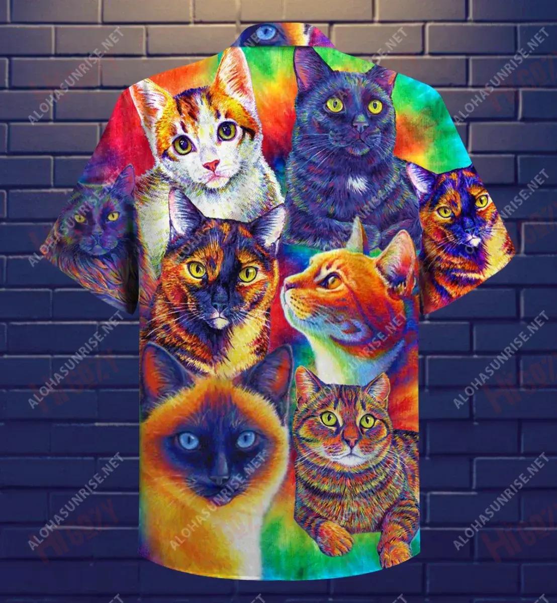 Be Cool Cats Short Short Sleeve Shirt Summer Hawaiian T Shirts Tactical Hawaiian Shirt Hawaiian Shirts For Women, Hawaiian Shirt Gift, Christmas Gift