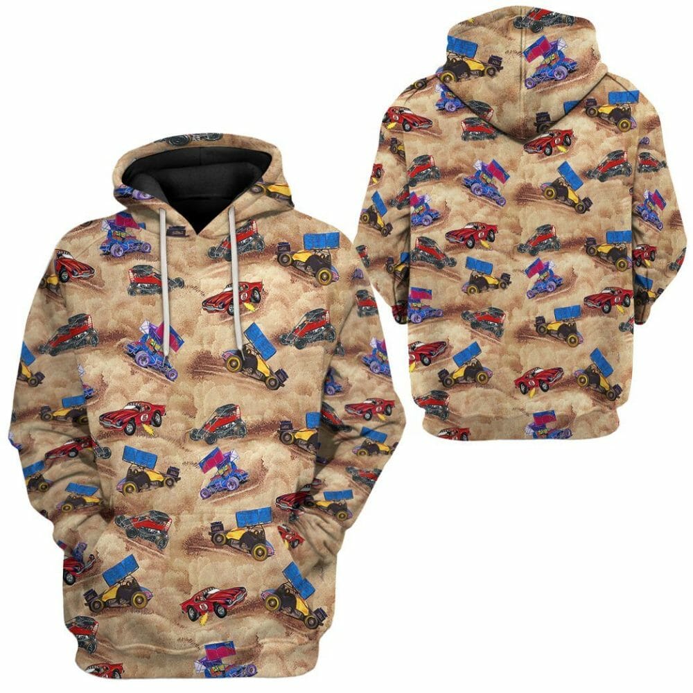 3D Dirt Track Racing Custom T-Shirt Hoodie Bekleidung