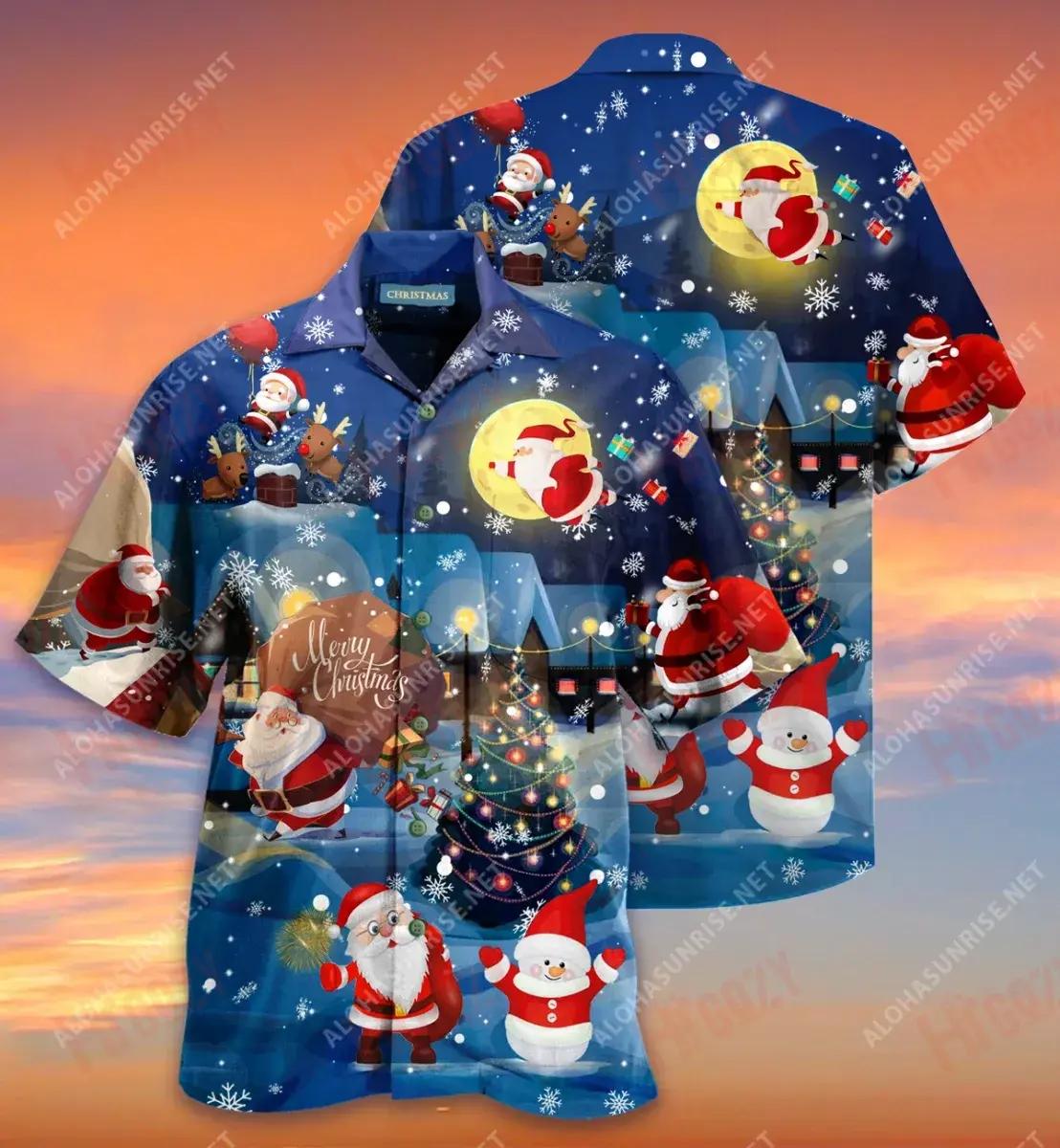 Jolly Joys Of Christmas Short Hawaiian Shirt Hobbies Tropical Shirts Best Hawaiian Shirts Hawaiian Shirts For Men, Hawaiian Shirt Gift, Christmas Gift