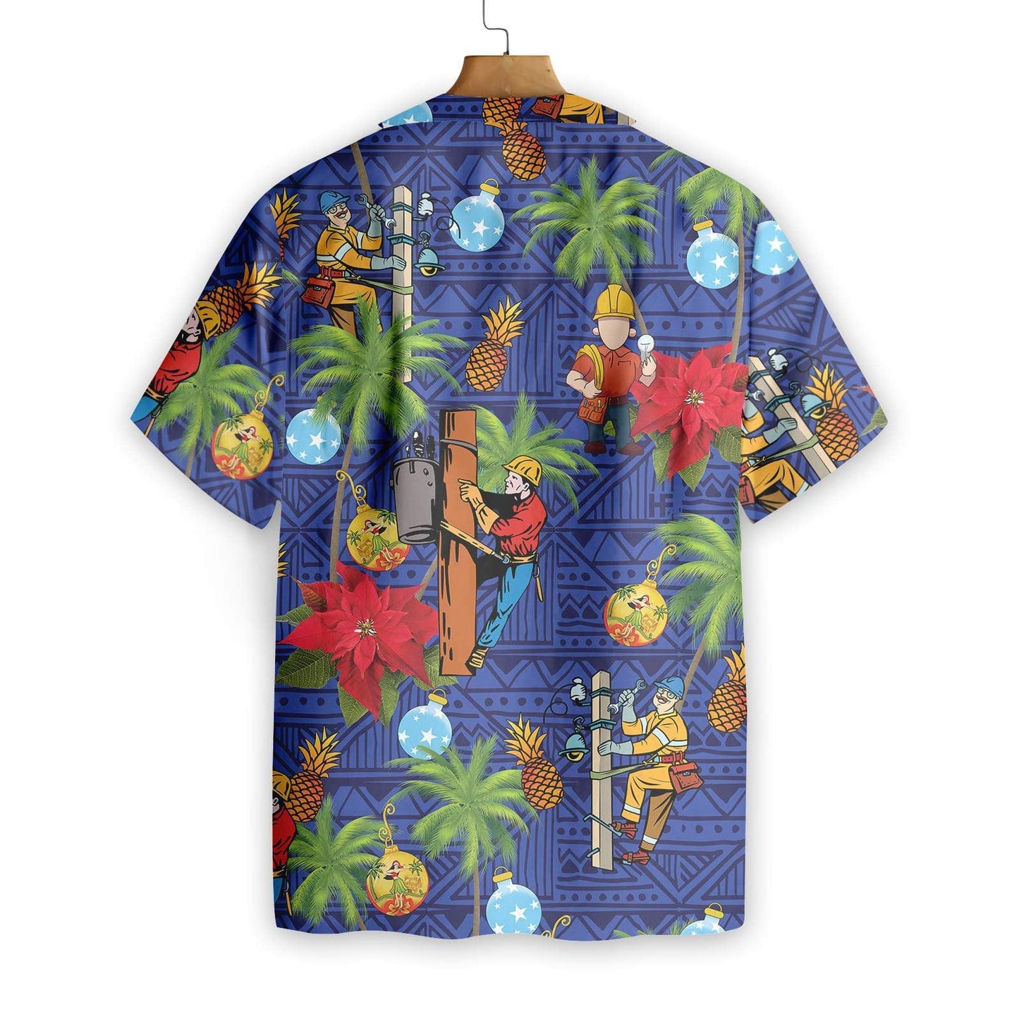 Proud To Be A Lineman Design Hawaiian Shirt,Hawaiian Shirt Gift, Christmas Gift