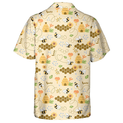Sweet Honey Cute Bees Tasty Healthy Honey Hawaiian Shirt, Hawaiian Shirt Gift, Christmas Gift