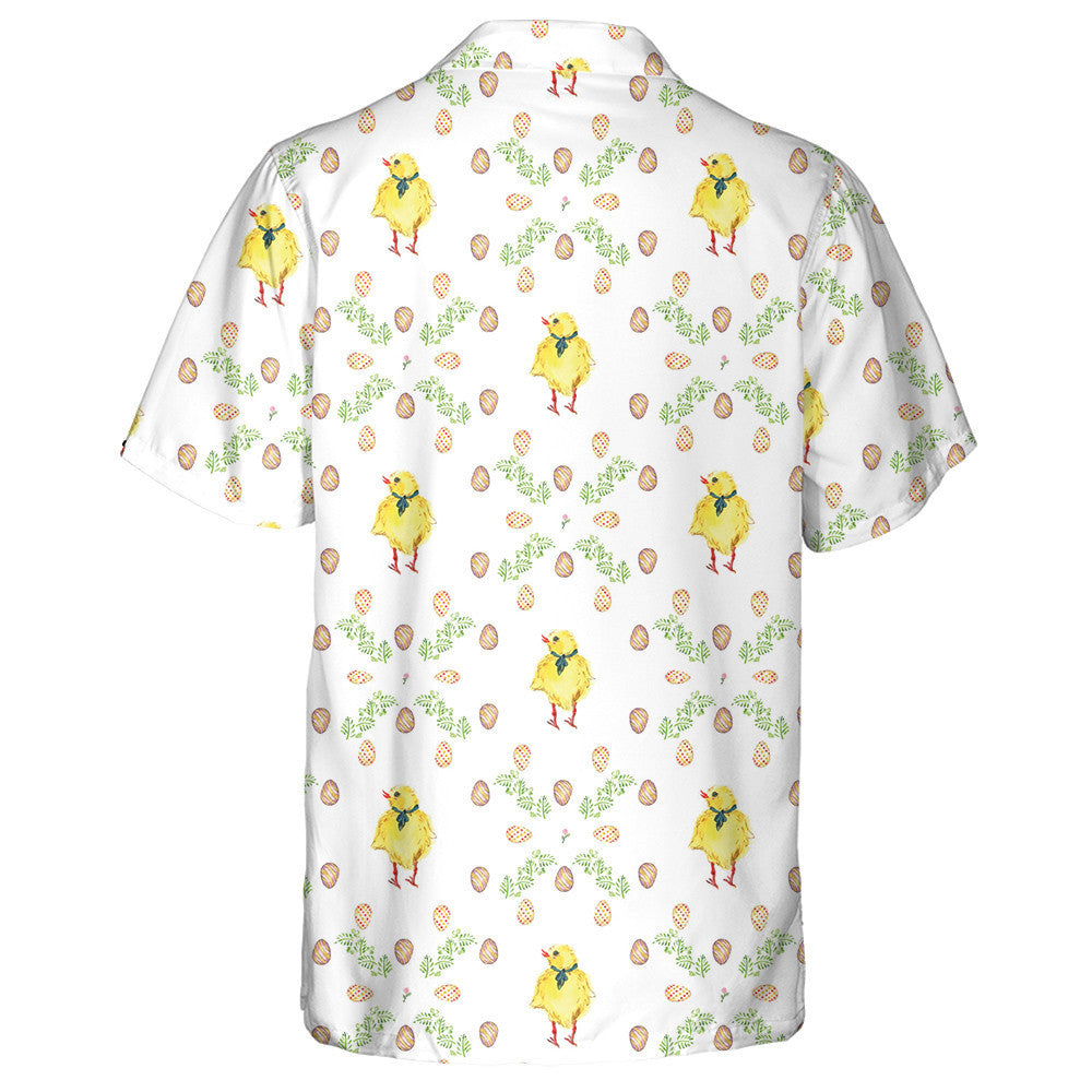 Cute Chicken In Bow Tie With Egg And Plant Hawaiian Shirt, Hawaiian Shirt Gift, Christmas Gift