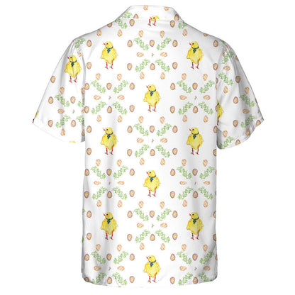 Cute Chicken In Bow Tie With Egg And Plant Hawaiian Shirt, Hawaiian Shirt Gift, Christmas Gift