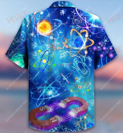 Physics Doesn'T Drive Me Crazy Unisex Hawaiihemd Ocean Kurzarm Vintage Hawaiihemden Lustige Hawaiihemden, Hawaiihemd Geschenk, Weihnachtsgeschenk