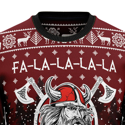 Vikings Fa La La La Ugly Christmas Sweater, Christmas Gift,Gift Christmas 2024