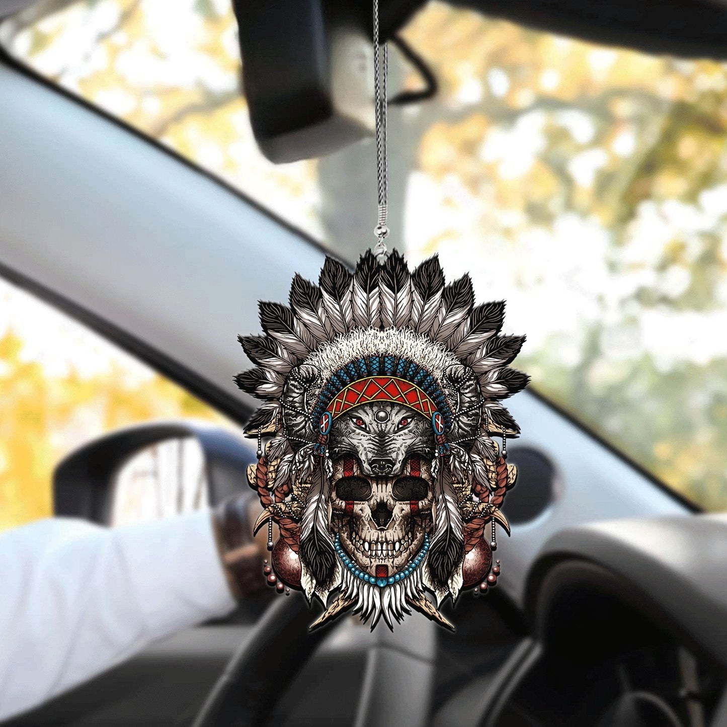Native American Car Hanging Ornament, Car Ornaments For Men, Christmas Decoration