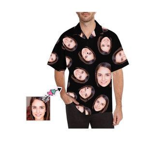 Custom Face My Lover Men's All Over Print Hawaiian Shirt, Hawaiian Shirt Gift, Christmas Gift