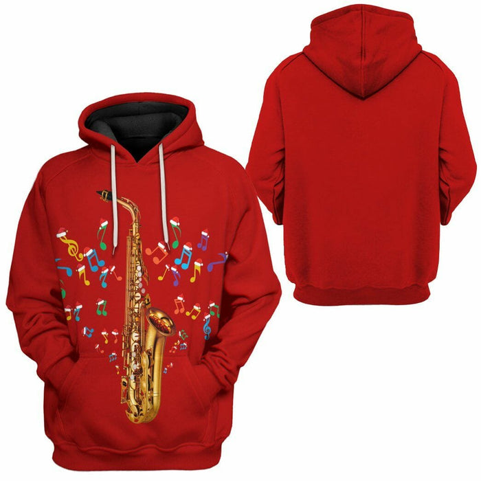 3D Saxophone Custom Tshirt Apparel