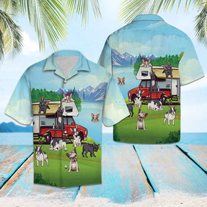 The Life Is Good With French Bulldog Hawaiian Shirt,Hawaiian Shirt Gift, Christmas Gift