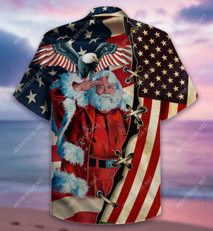 Patriotism America Christmas Hawaiian Shirt Gift For Veteran,Hawaiian Shirt Gift, Christmas Gift