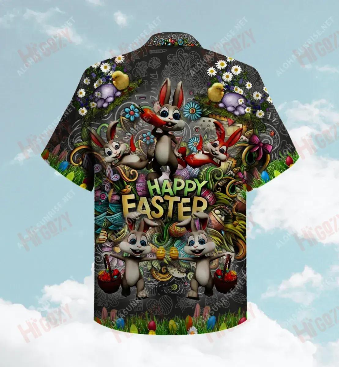 Happy Easter April 04 2021 Unisex Short Sleeve Shirt Hobbies Hawaiian T Shirts Hawaiian Crazy Shirts Funny Hawaiian Shirts, Hawaiian Shirt Gift, Christmas Gift