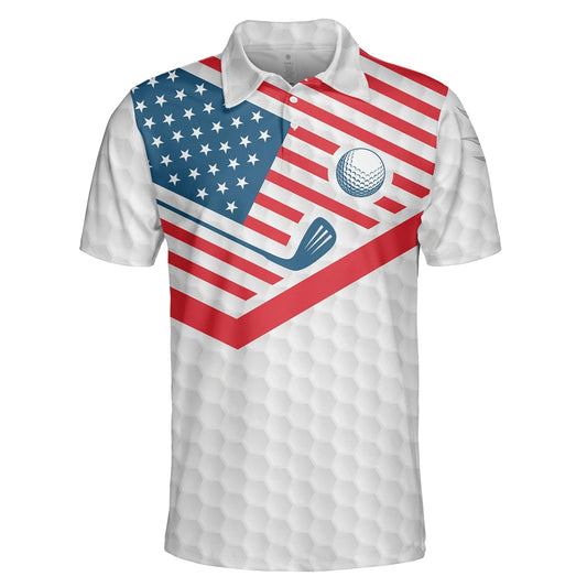 Golf With American Eagles White Theme Hawaiian Shirt,Hawaiian Shirt Gift, Christmas Gift