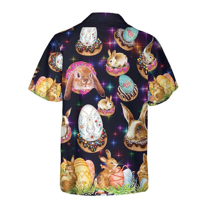 Happy Easter Bunnies In Galaxy Hawaiian Shirt, Hawaiian Shirt Gift, Christmas Gift