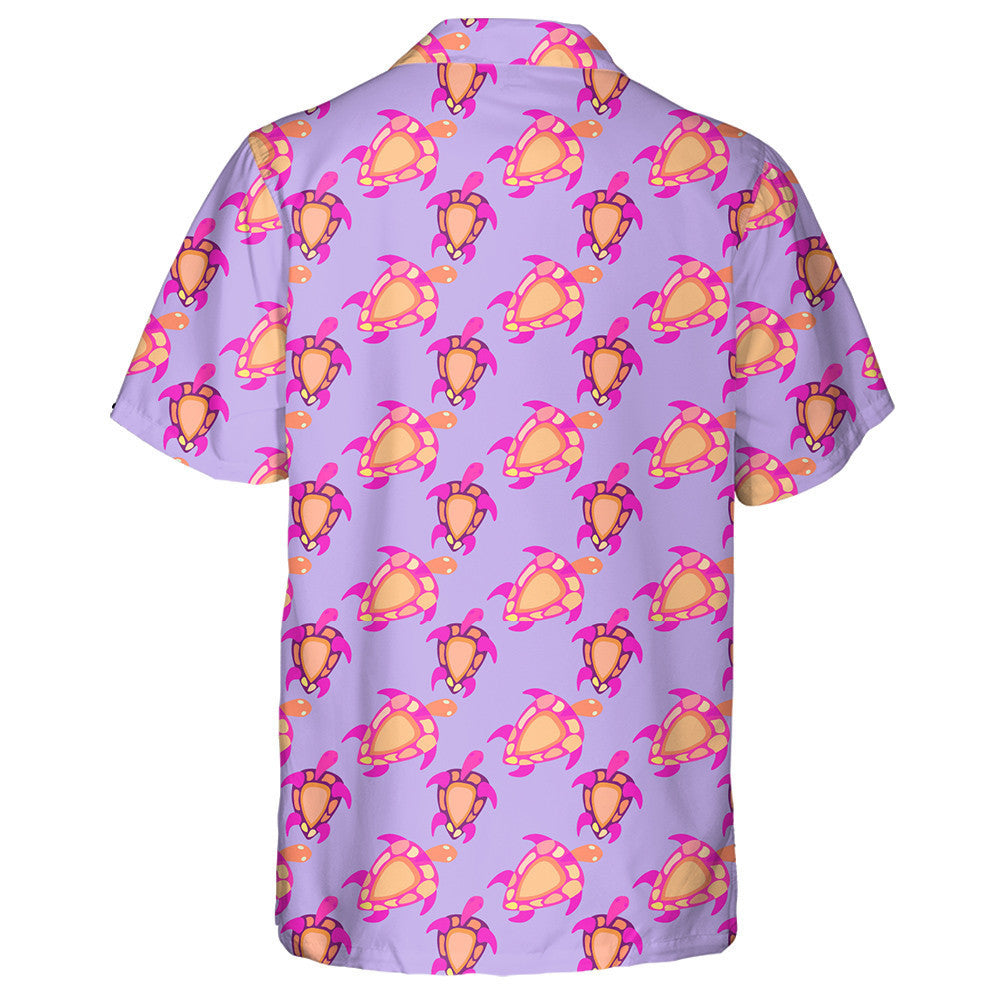 Tropical Blue Turtles And Bubbles On A Dark Blue Hawaiian Shirt, Hawaiian Shirt Gift, Christmas Gift