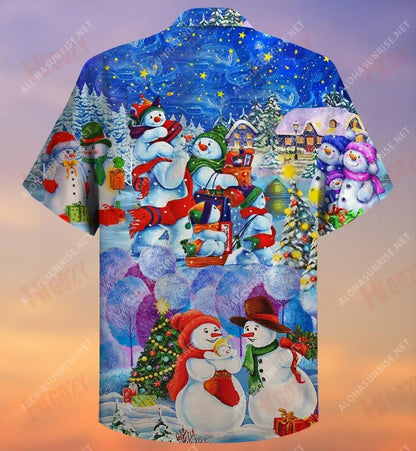 Christmas Time For Family Reunion Short Short Sleeve Shirt Hobbies Hawaiian T Shirts Hawaiian Crazy Shirts Funny Hawaiian Shirts, Hawaiian Shirt Gift, Christmas Gift