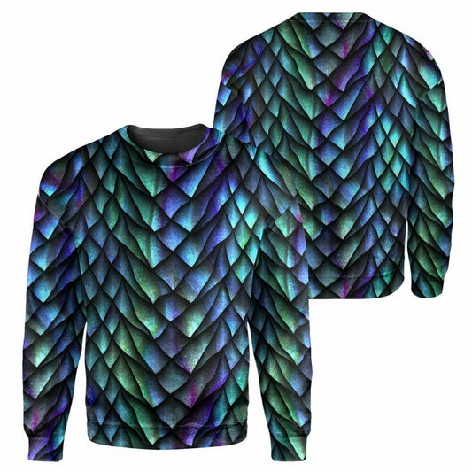 Dragon Scales - 3D All Over Printed Shirt Tshirt Hoodie Apparel