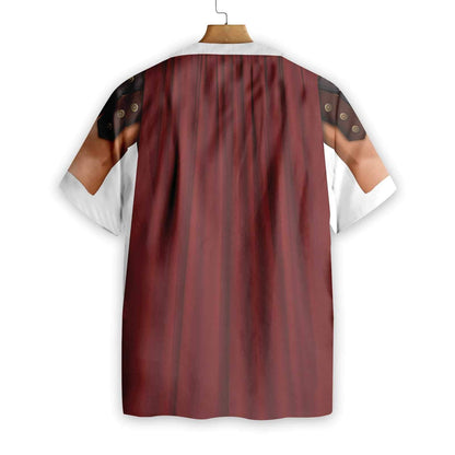 Cool Halloween Gladiator Costume Design Hawaiian Shirt,Hawaiian Shirt Gift, Christmas Gift