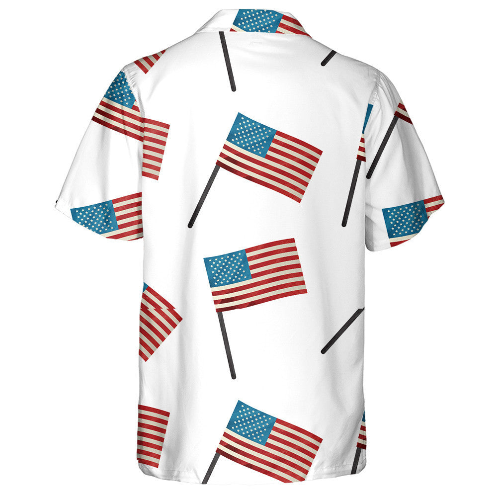 Modern Concept Of Happy Independence Day With American Flags Hawaiian Shirt, Hawaiian Shirt Gift, Christmas Gift