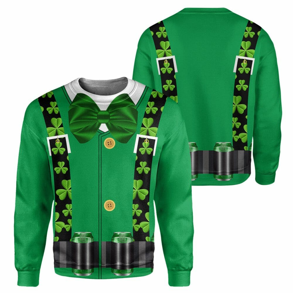 Irish Costume - 3D All Over Printed Shirt Tshirt Hoodie Apparel