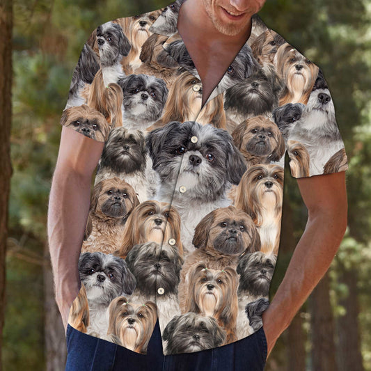Lhasa Apso My Best Friend Outstanding Design Hawaiian Shirt, Hawaiian Shirt Gift, Christmas Gift