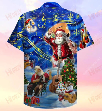 Christmas Carol Guitar Short Hawaiian Shirt Hobbies Hawaiian T Shirts Best Hawaiian Shirts Crazy Shirts Hawaii, Hawaiian Shirt Gift, Christmas Gift