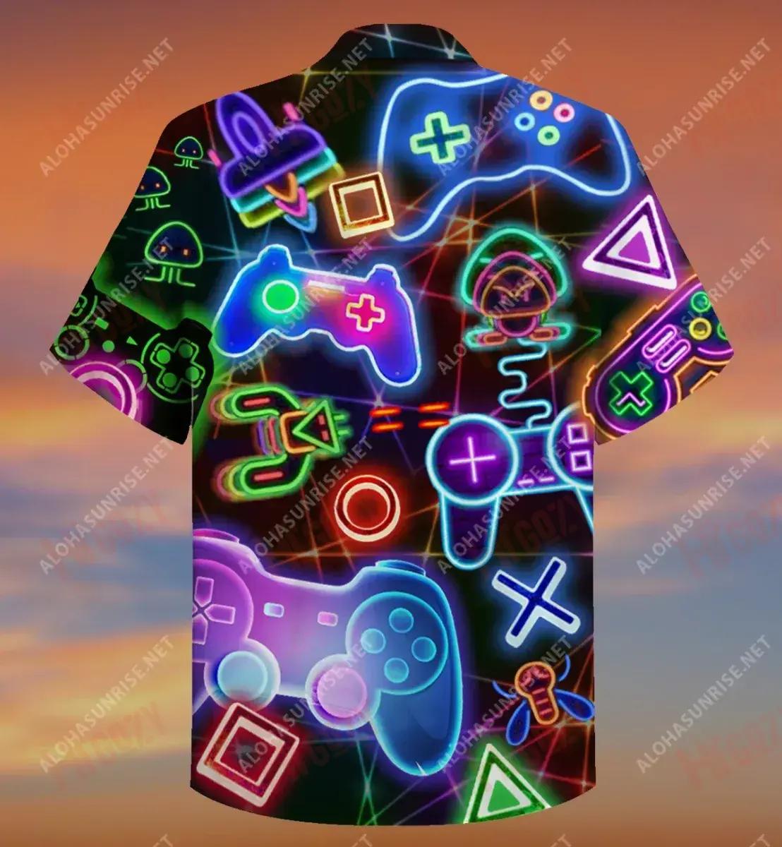 I'D Rather Be Gaming Short Hawaiian Shirt Hobbies Aloha Shirt Hawaiian Crazy Shirts Hawaiian Shirts For Men, Hawaiian Shirt Gift, Christmas Gift