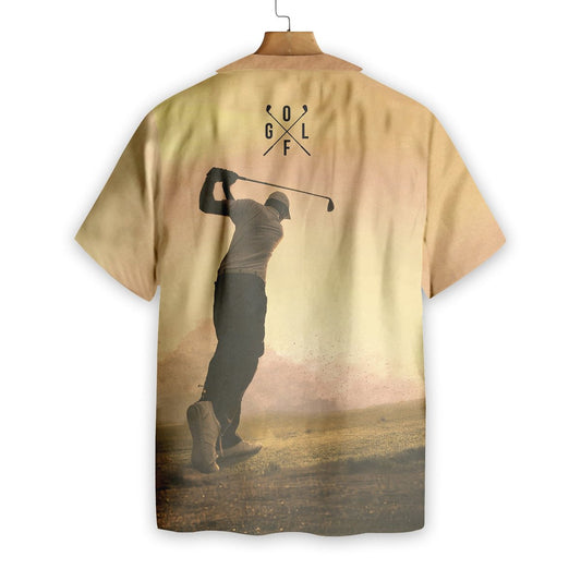 Play Golf When Nothing Goes Right Pattern Hawaiian Shirt, Hawaiian Shirt Gift, Christmas Gift