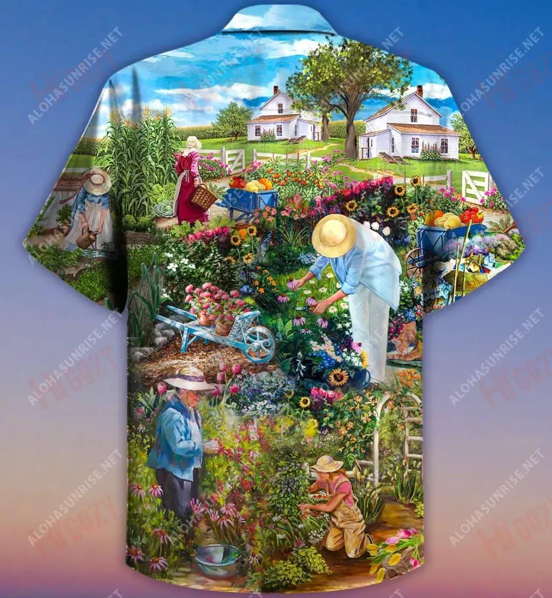 Gardening Is The Purest Of Human Pleasures Unisex Hawaiian Shirt Hobbies Short Sleeve Vintage Hawaiian Shirts Hawaiian Shirts For Women, Hawaiian Shirt Gift, Christmas Gift