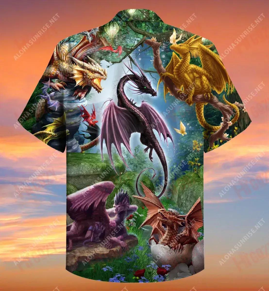 Dragon Lover- Hawaiian Shirt_Hawaiian Shirt Gift, Christmas Gift