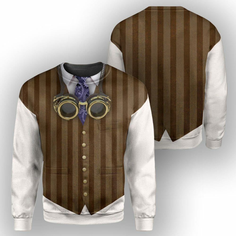 Steampunk Costume - 3D All Over Printed Shirt Tshirt Hoodie Apparel