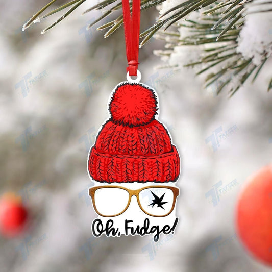 Christmas Story Oh Fudge Acrylic Ornament, Christmas Gift, Christmas Decoration